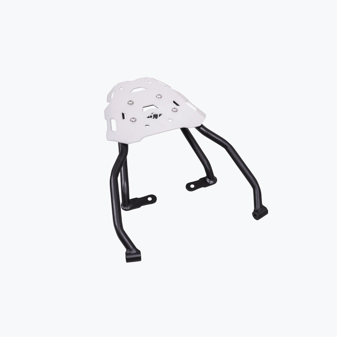 Legundary Custom RE Scram 440 Gopher Luggage Carrier Silver - CAR26477