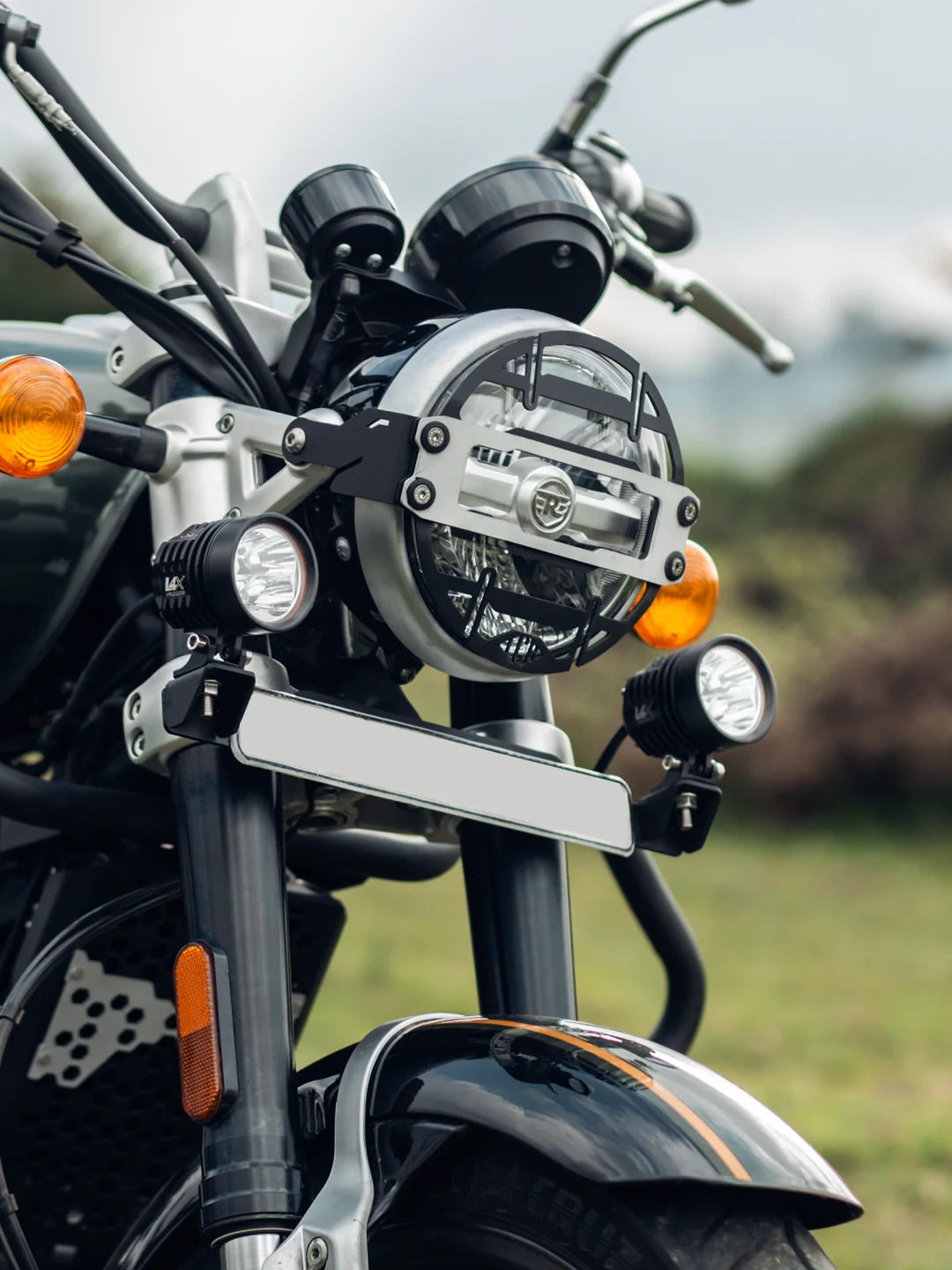Legundary Custom RE Super Meteor 650 Cosmic Headlight Grill - GRG10547