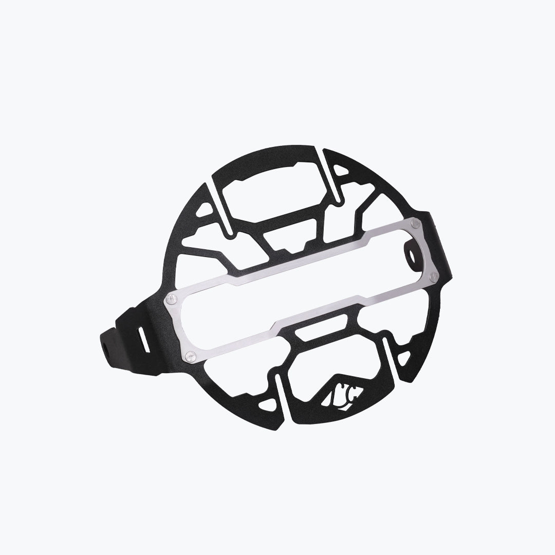 Legundary Custom RE Scram 440 Cosmic Headlight Grill Black & Silver - GRG26479