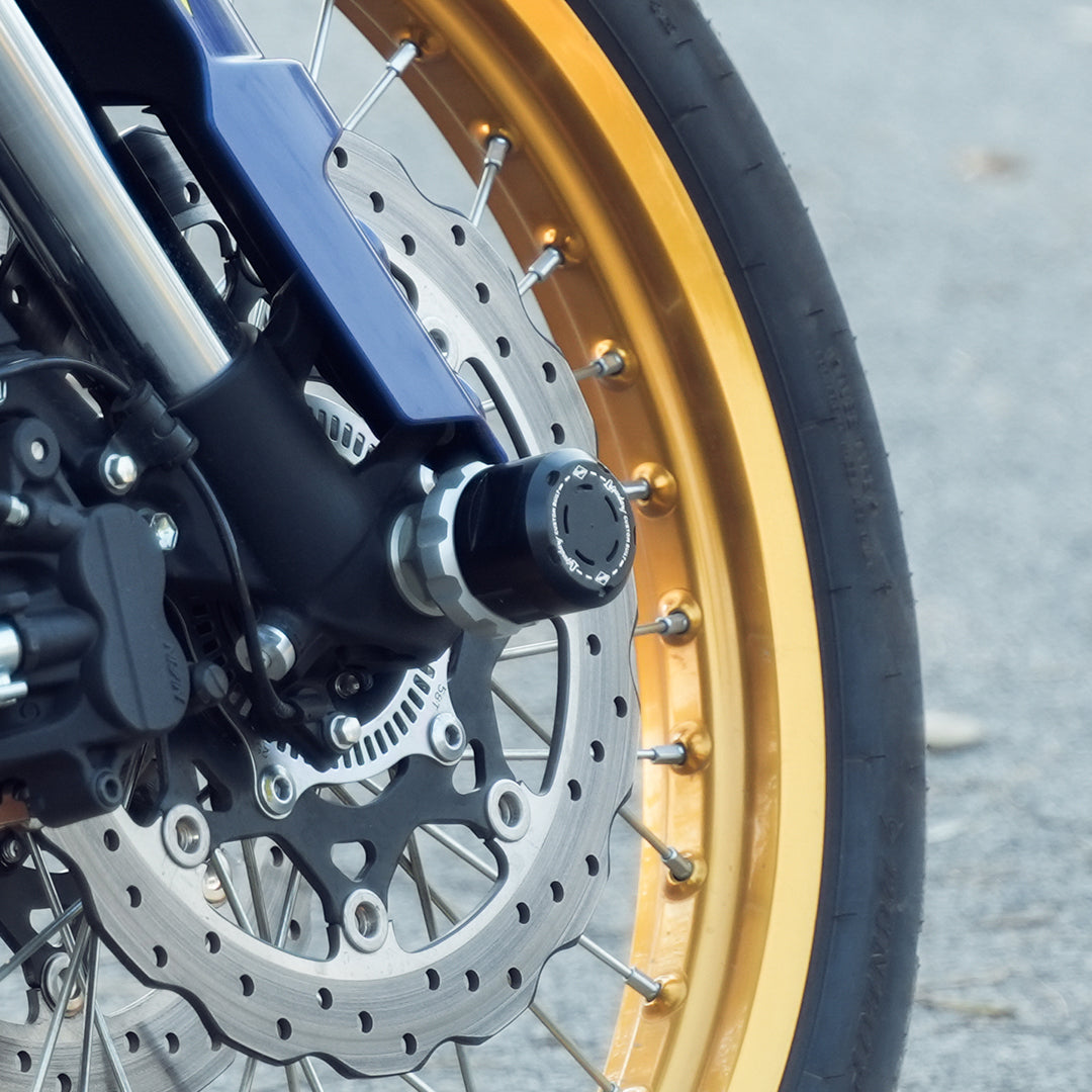 Legundary Custom Suzuki V Strom 800DE Rotex Front Wheel Slider - SLI20370