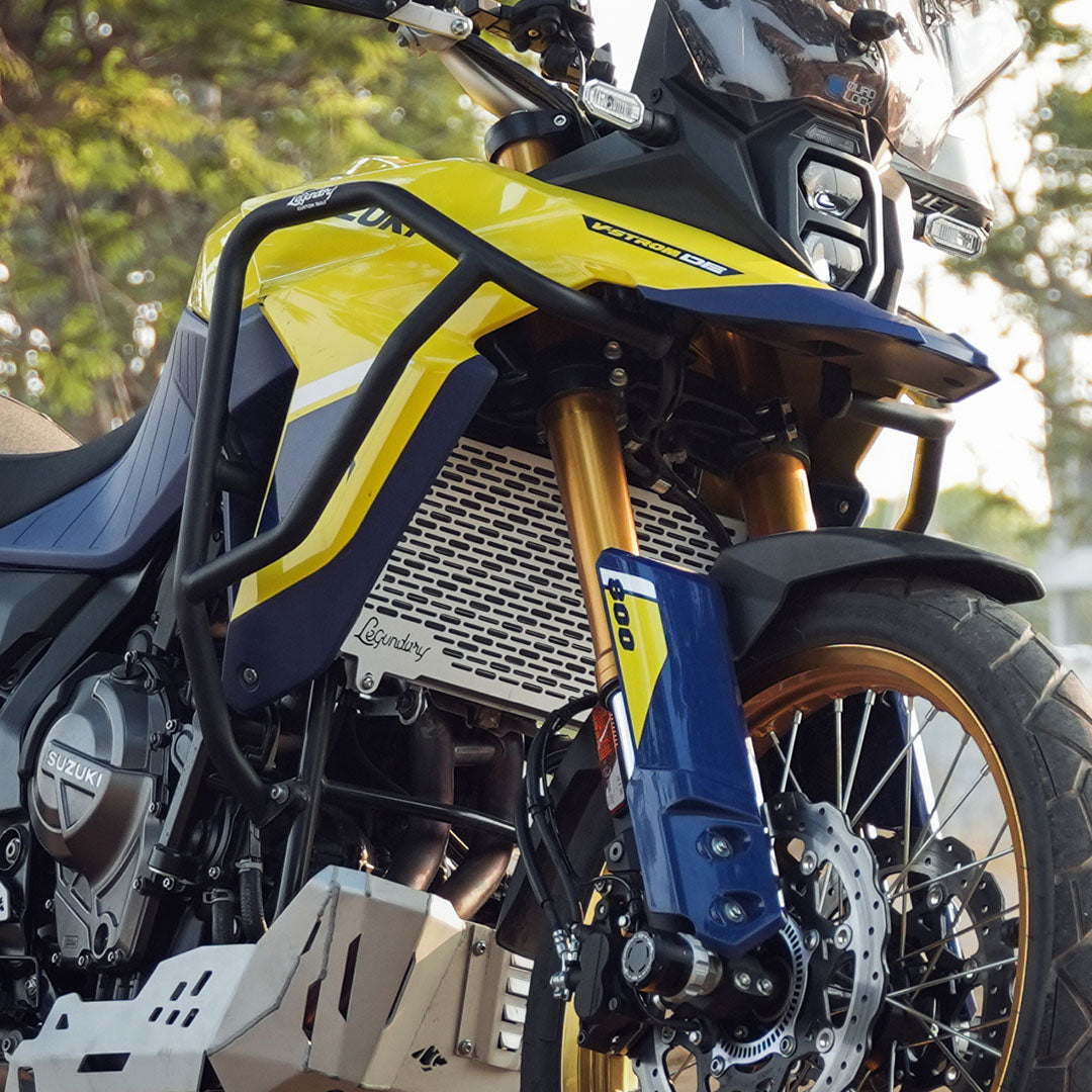 Legundary Custom Suzuki V Strom 800DE Vector Radiator Grill Silver - RAG20367