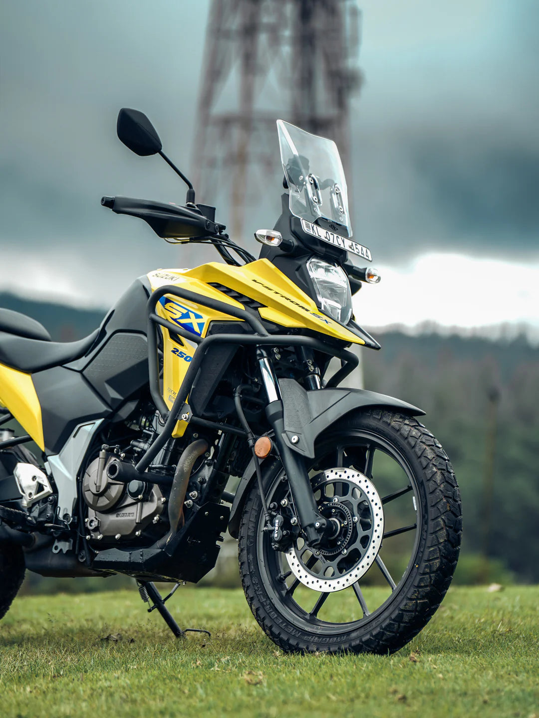 Legundary Custom Suzuki V Strom Adrinex Crash Guard With Slider - CRA8478