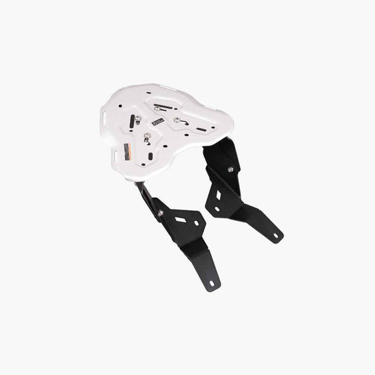 Legundary Custom TVS Apache RTX 300 Genesis Carrier Silver - Clamp Mount for Grab Rail Variants - CAR25814