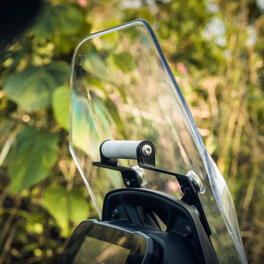 Legundary Custom TVS Apache RTX 300 Ploigos GPS Mount with Visor Extender - MOB25817