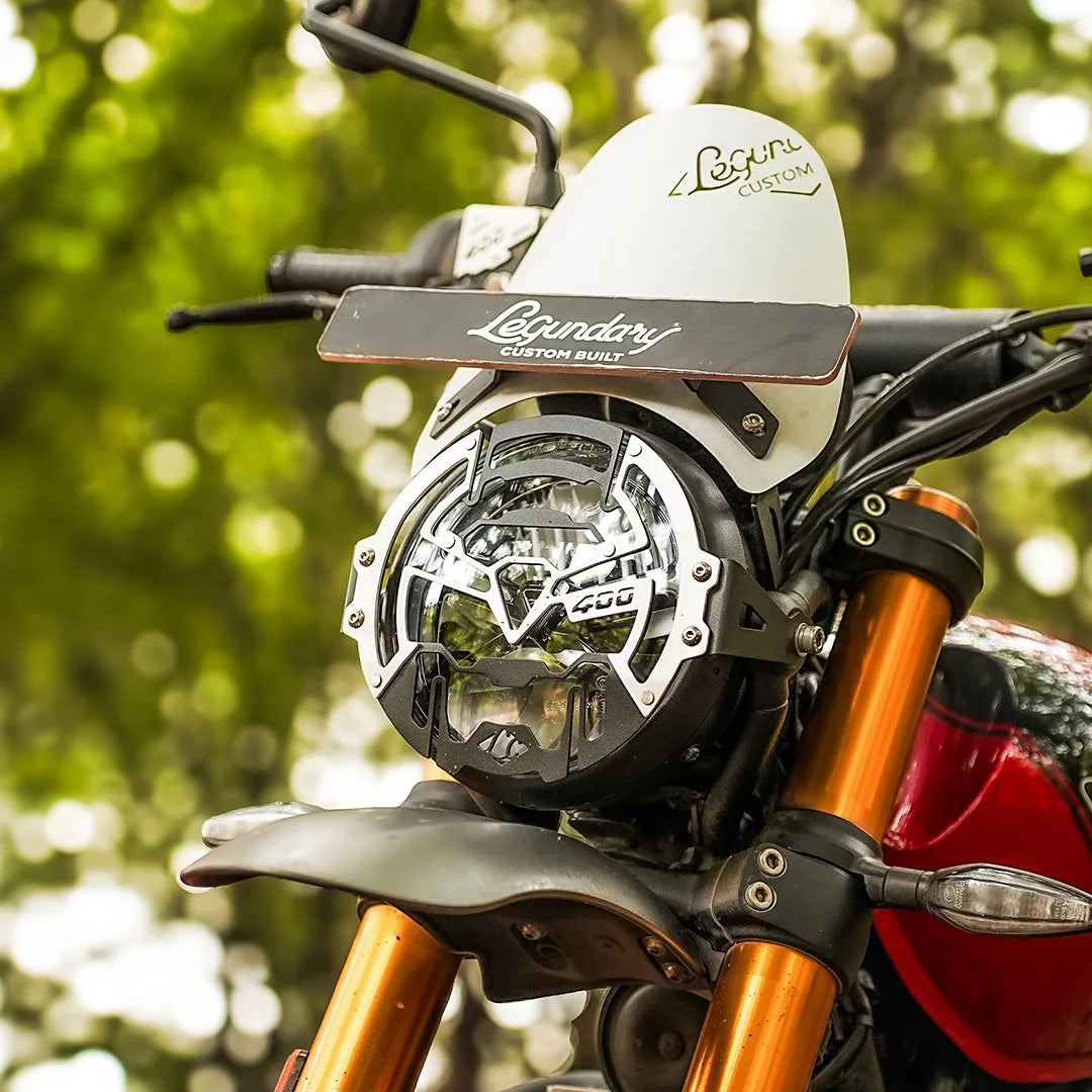 Legundary Custom Triumph Scrambler 400 X Cosmic Headlight Grill - GRG12870