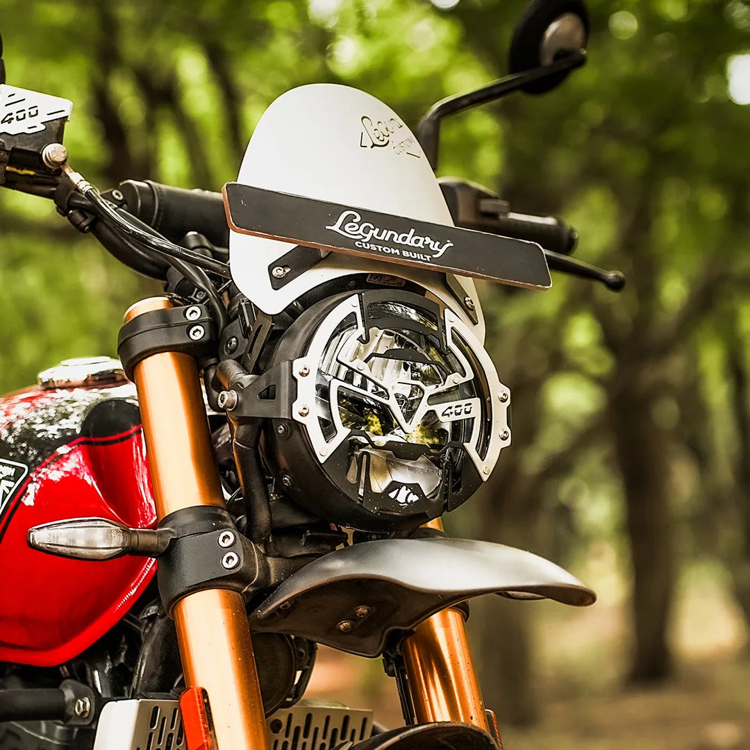 Legundary Custom Triumph Scrambler 400 X Cosmic Headlight Grill - GRG12870
