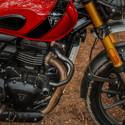 Legundary Custom Triumph Scrambler 400 X Hector Crash Guard Black - CRA24033