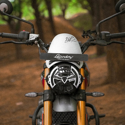 Legundary Custom Triumph Scrambler 400 X Zephyr Visor Silver - VIS24034