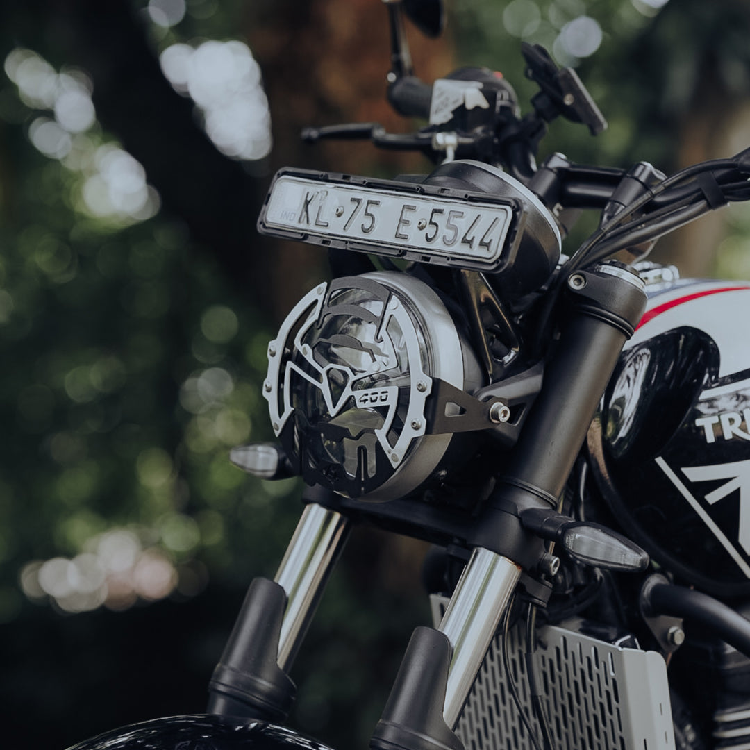 Legundary Custom Triumph Speed 400 T4 Cosmic Headlight Grill - GRG12870