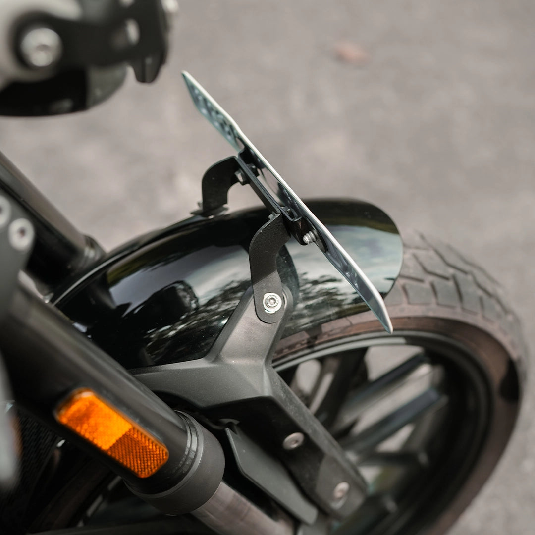 Legundary Custom Triumph Tracker 400 Cosmic Headlight Grill Black &amp; Silver - GRG28609