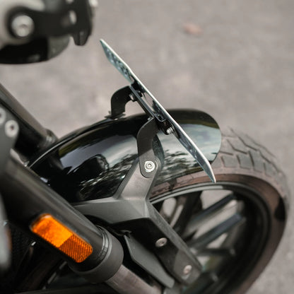 Legundary Custom Triumph Tracker 400 Cosmic Headlight Grill Black &amp; Silver - GRG28609