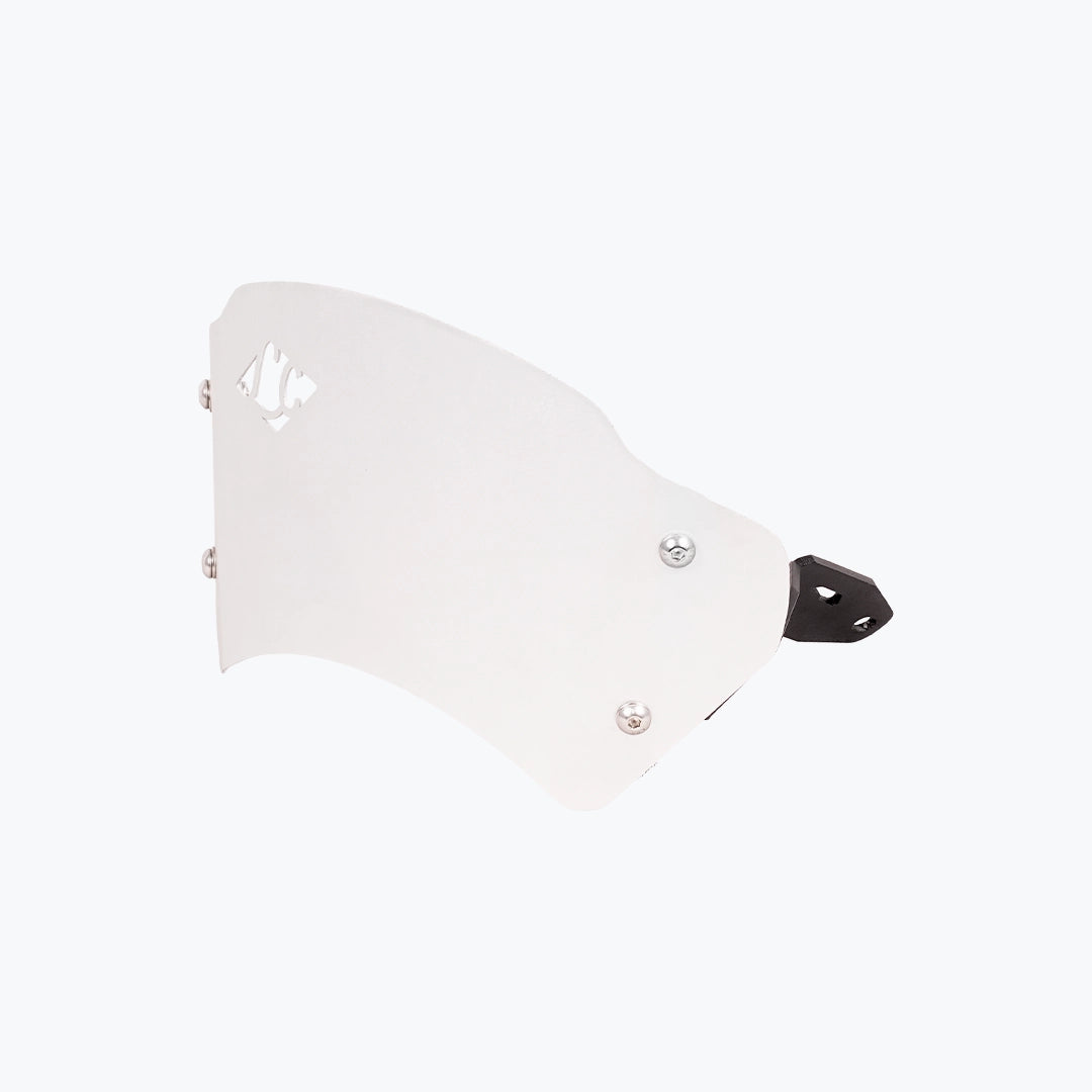 Legundary Custom Yamaha XSR 155 Aero Short Visor Black Silver - VIS26715