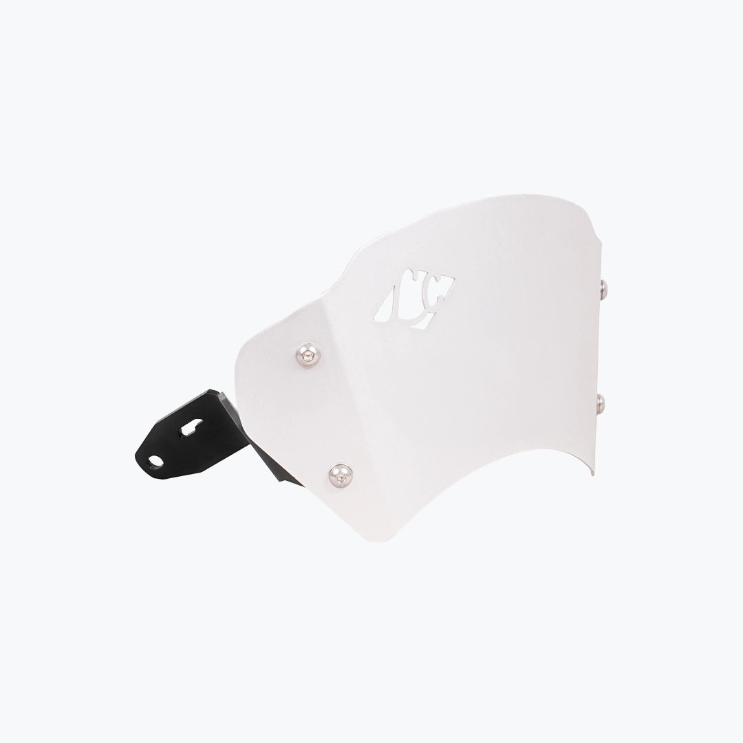 Legundary Custom Yamaha XSR 155 Aero Short Visor Black Silver - VIS26715