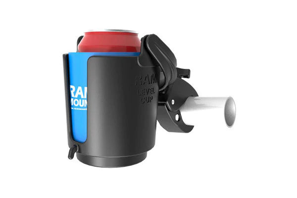 Level Cup™ Drink Holder with RAM® Tough-Claw™ Mount - RAM Mounts - Riders Junction