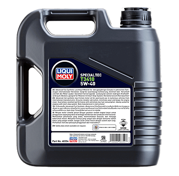 Liqui Moly Special Tec T3410 5W-40 Engine Oil – 3.5 L – 4835
