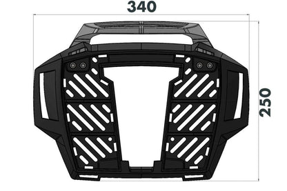 Luggage Carrier Top Case Honda Nx 500 - Hepco Becker - 6529546 01 05