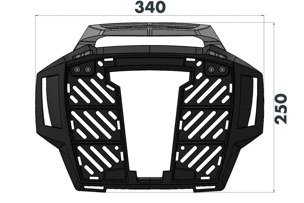 Luggage Rear Racks Harley Davidson Pan America - Hepco Becker - 6527600 01 01