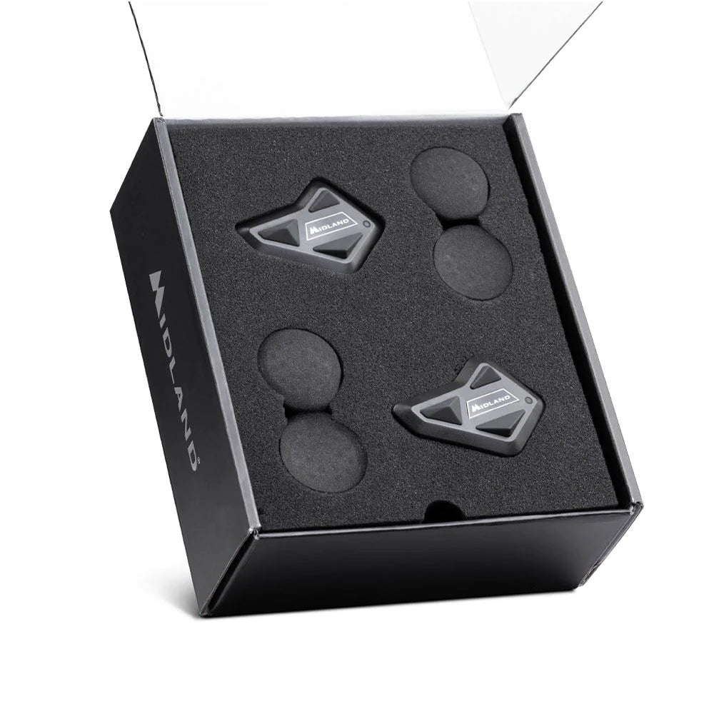 MIDLAND Bluetooth Mini Intercom (TWIN PACK)