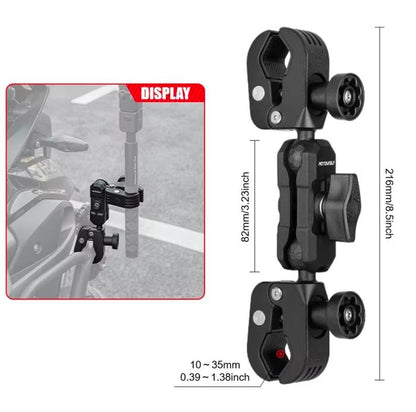 Motowolf CB2 Anti-Theft Heavy-Duty Crab Clamp Mount