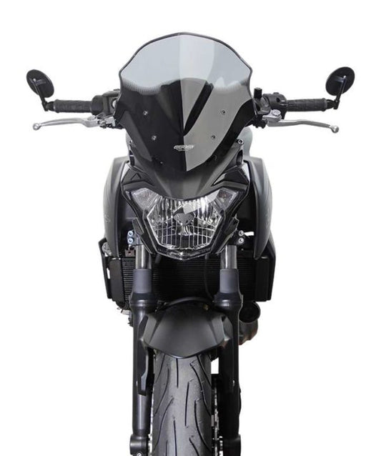 MRA Windscreen Kawasaki Z650 (2017-2019) - Racing Smoke - Riders Junction
