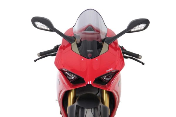 MRA Windscreen for Panigale V4-S 18-19 V2 20- – Racing Windscreen “R” (2018-2019) - Racing Smoke - Riders Junction