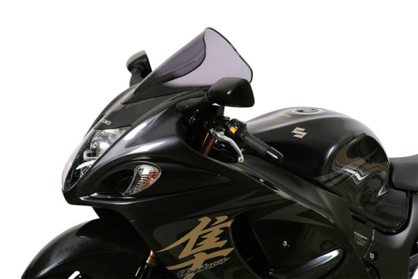 MRA Windscreen for Suzuki GSX-R 1300 Hayabusa (2011-19) - Racing Smoke - Riders Junction