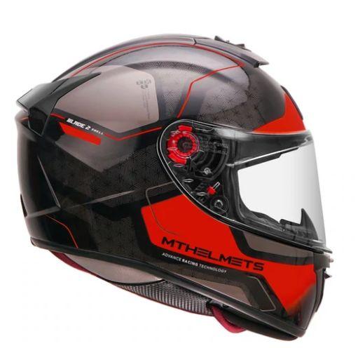 MT Blade 2SV Aura Motorcycle Helmet Red - Riders Junction