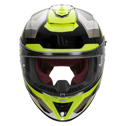 MT Blade 2SV Finish Line Motorcycle Helmet Fluorescent Yellow