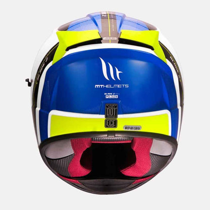 MT Blade 2SV Plus Motorcycle Helmet Gloss Fluorescent Yellow