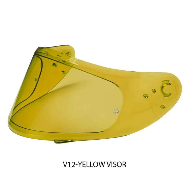 MT - V12 Pin-lock ready Visor - HD Yellow