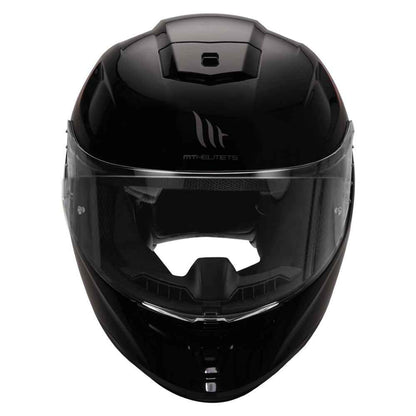 MT Hummer Solid Glossy Black Helmet