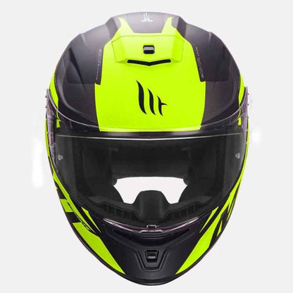 MT Helmet Hummer Brave Matt Fluorescent Yellow