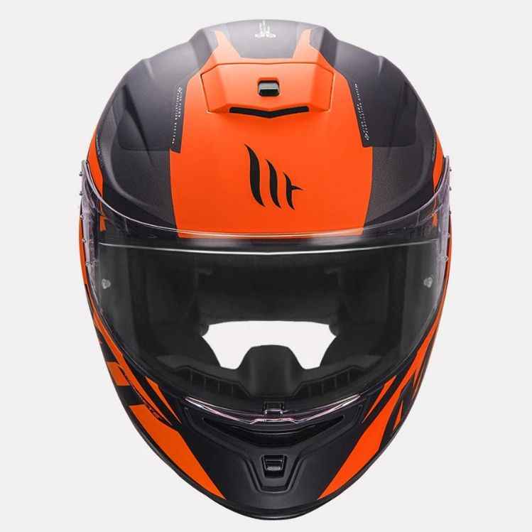 MT Helmet Hummer Brave Matt Orange