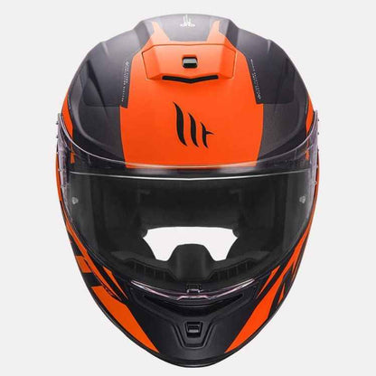 MT Helmet Hummer Brave Matt Orange