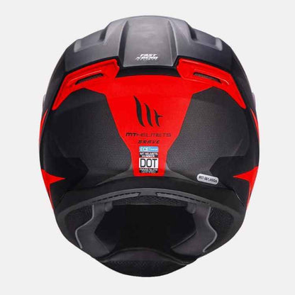 MT Helmet Hummer Brave Matt Red