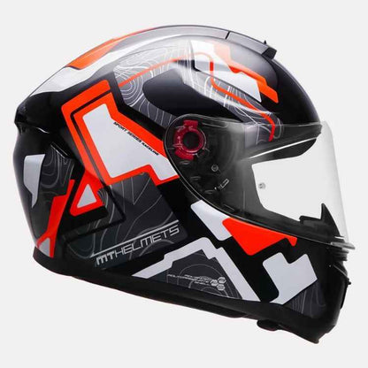 MT Helmet Hummer Code Gloss Red
