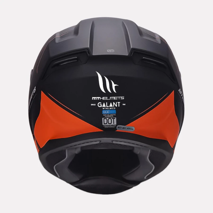 MT Helmet Hummer Galant Matt Orange - Riders Junction