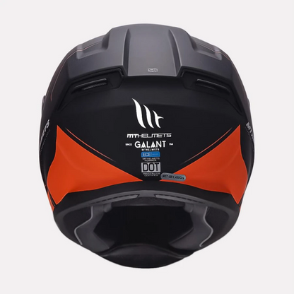 MT Helmet Hummer Galant Matt Orange - Riders Junction