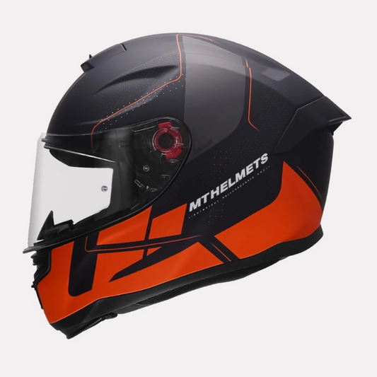 MT Helmet Hummer Galant Matt Orange - Riders Junction
