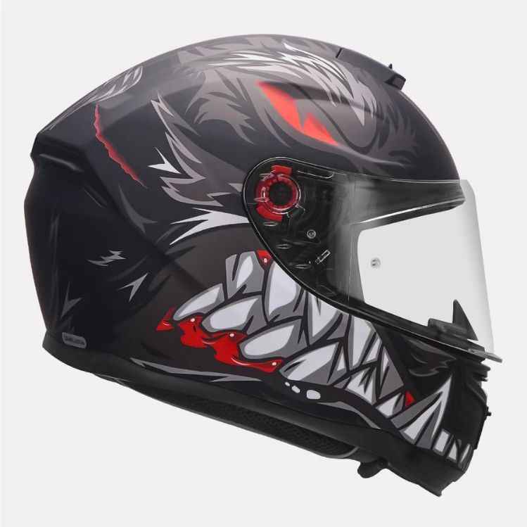 MT Helmet Hummer Lycan Matt Black