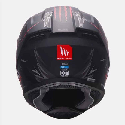 MT Helmet Hummer Lycan Matt Black