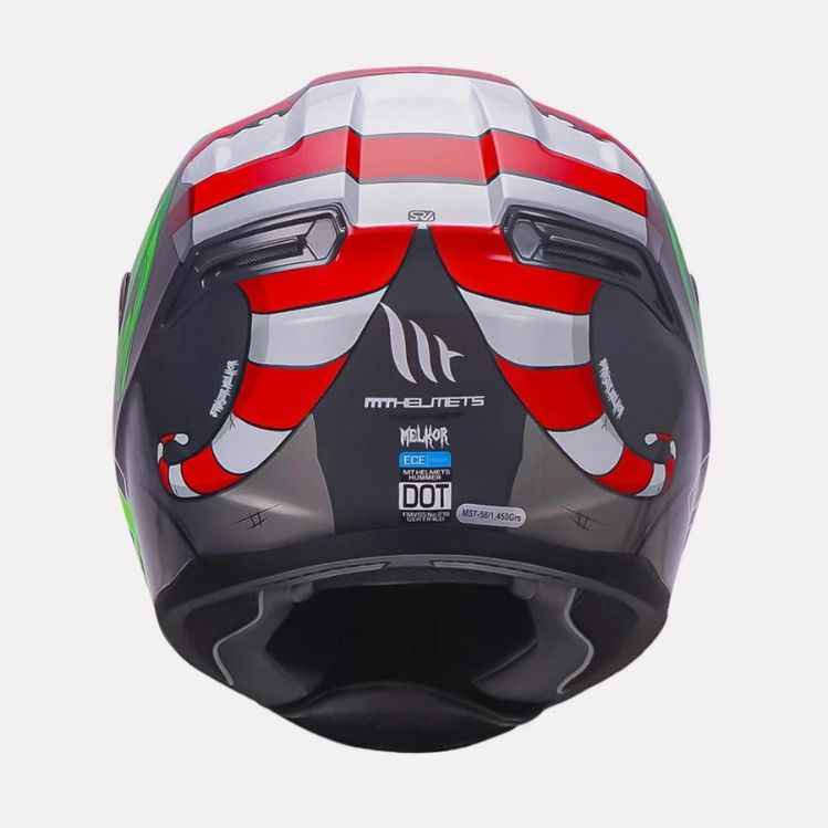 MT Helmet Hummer Melkor Gloss Black Green