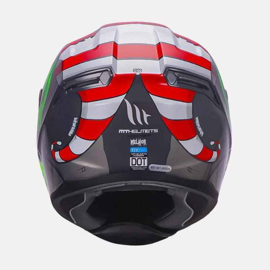 MT Helmet Hummer Melkor Gloss Black Green
