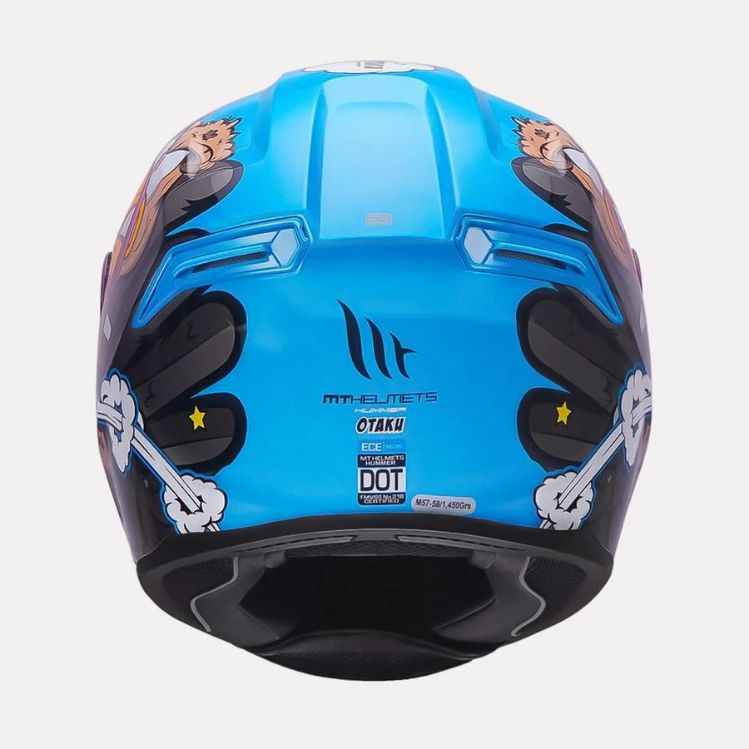MT Helmet Hummer Otaku Gloss Blue