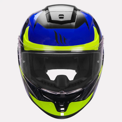 MT Helmet Hummer Scratch Gloss Blue