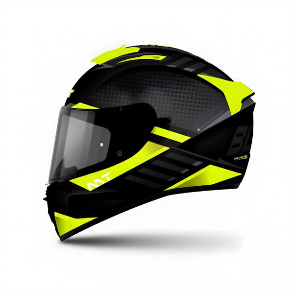 MT Helmets Blade 2 SV Rhapsody B3 FLuor Matt Black Neon