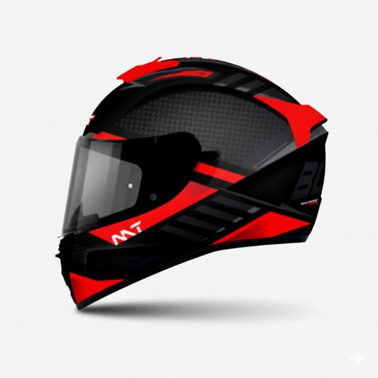 MT Helmets Blade 2 SV Rhapsody B5 Matt Black Red
