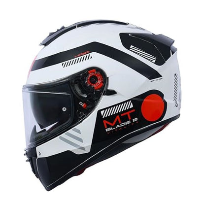 MT Helmets Blade 2 SV Vitality A5 Gloss White Black Red