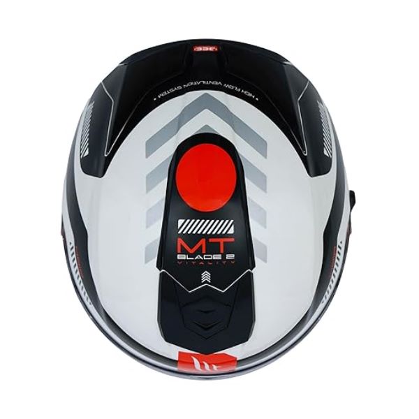 MT Helmets Blade 2 SV Vitality A5 Gloss White Black Red