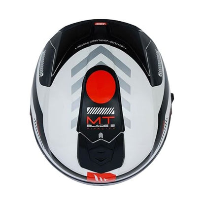 MT Helmets Blade 2 SV Vitality A5 Matt White Black Red